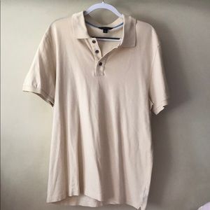 Cream Color Banana Republic Polo